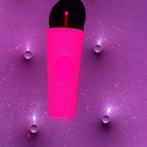 💖🎀👛 NWT Neon Barbie Pink Fluorescent Studded